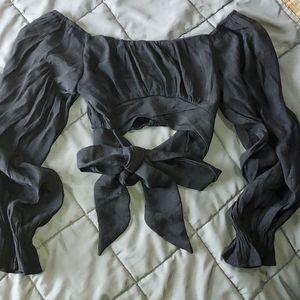 Shein size small dressy crop top worn once